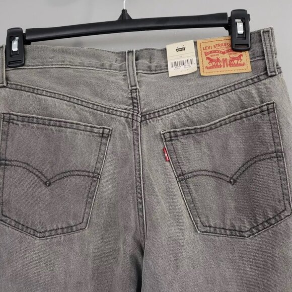 NEW Levis Size 28,29 Womens Low Pro Straight Jean Gray Splatter Acid Wash‎ Bl - Picture 5 of 8